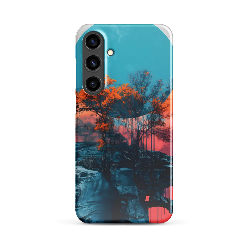 Ethereal Landscapes: A Dance of Color and Form | Phone Case |  S24 Plus | Snap Case | Glossy