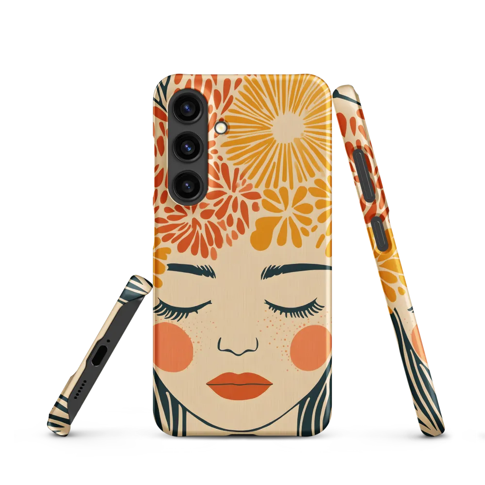 Serenity in Bloom | Phone Case |  S24 | Snap Case | Matte