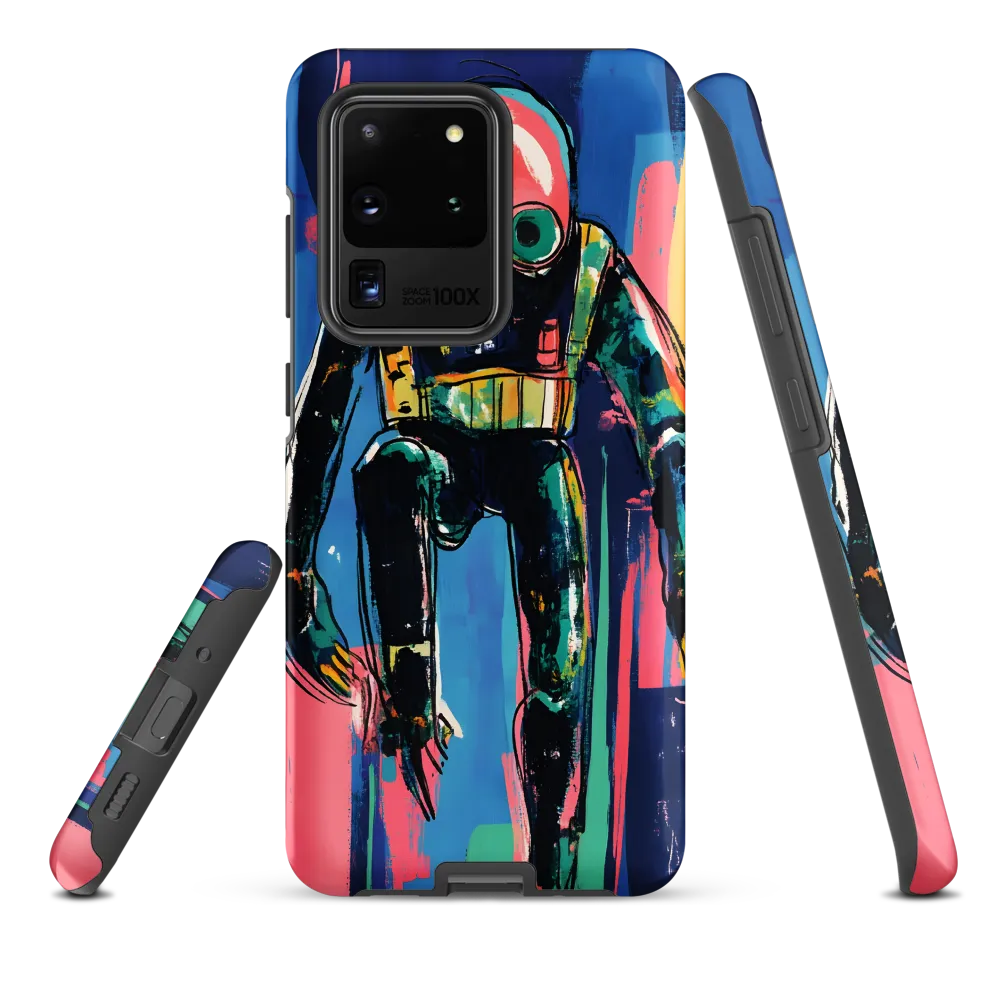 Diver in Vibrant Motion