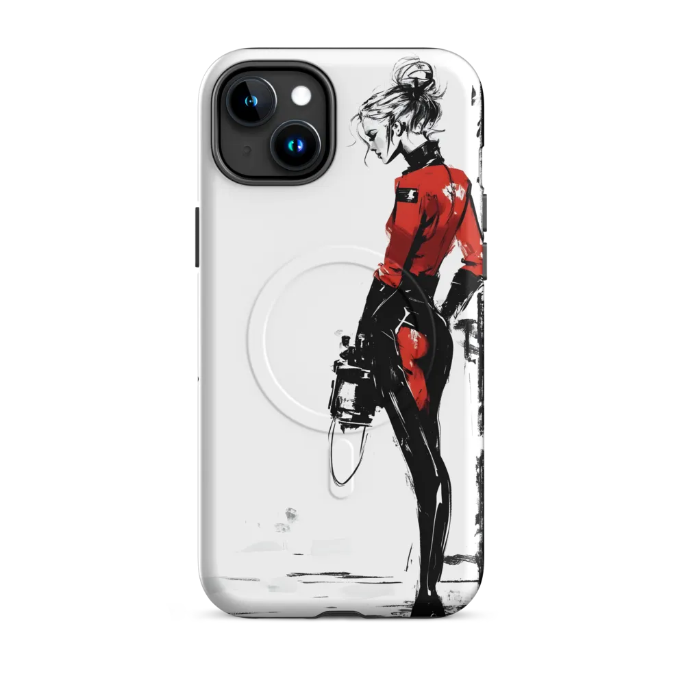 The Edgy Elegance | Phone Case |  15 Plus | MagSafe® Tough Case | Matte