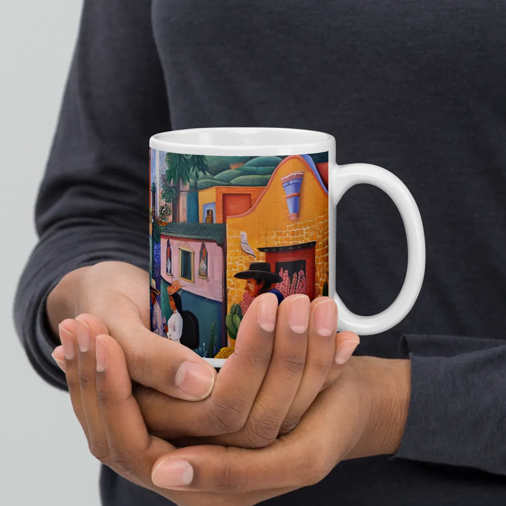 A Mosaic Journey Through Colorful Landscapes | Mugs | Multiple Sizes & Colors