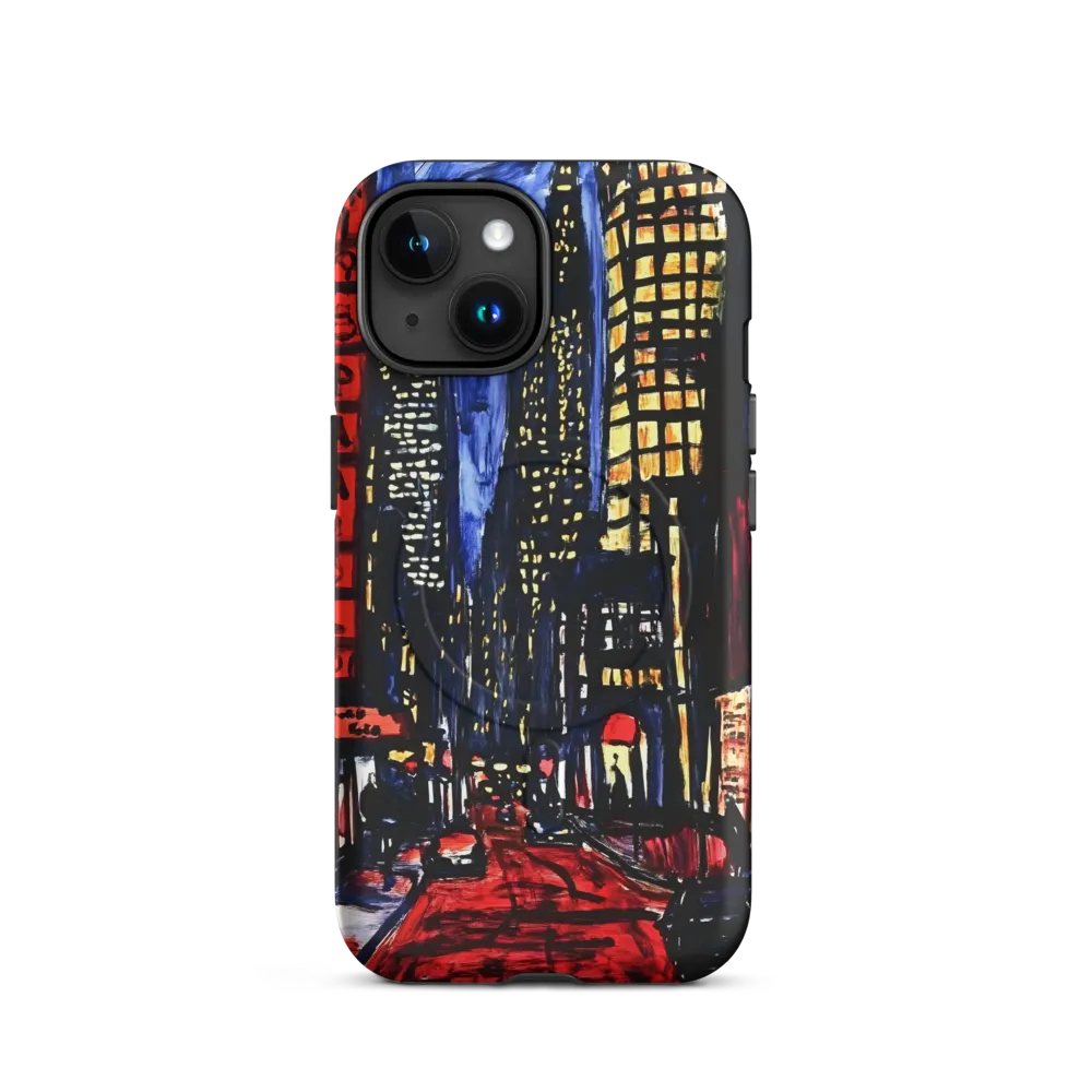 Urban Nightscape: A Journey Through Neon Lights