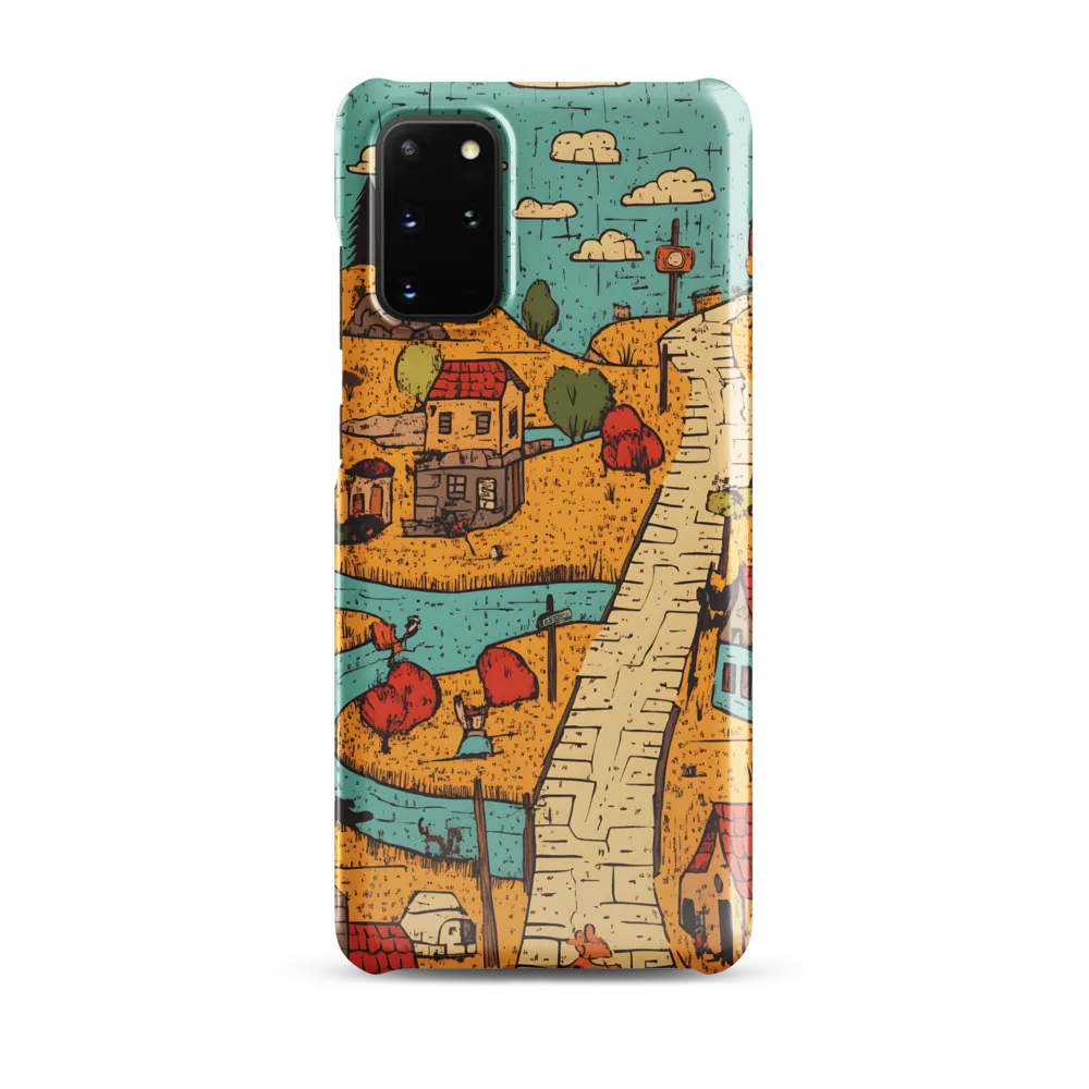 Whimsical Village Landscape