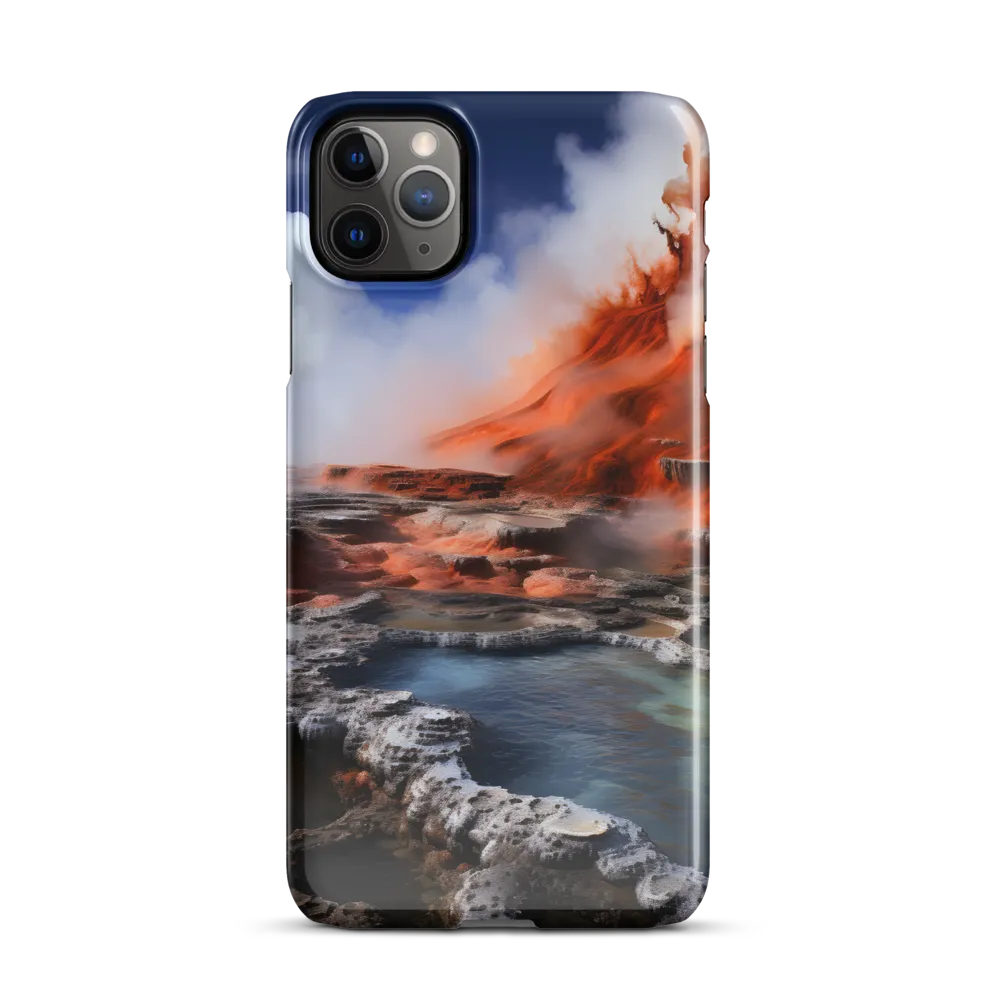 Nature's Fury: The Volcano's Expression | Phone Case |  11 Pro Max | Snap Case | Glossy