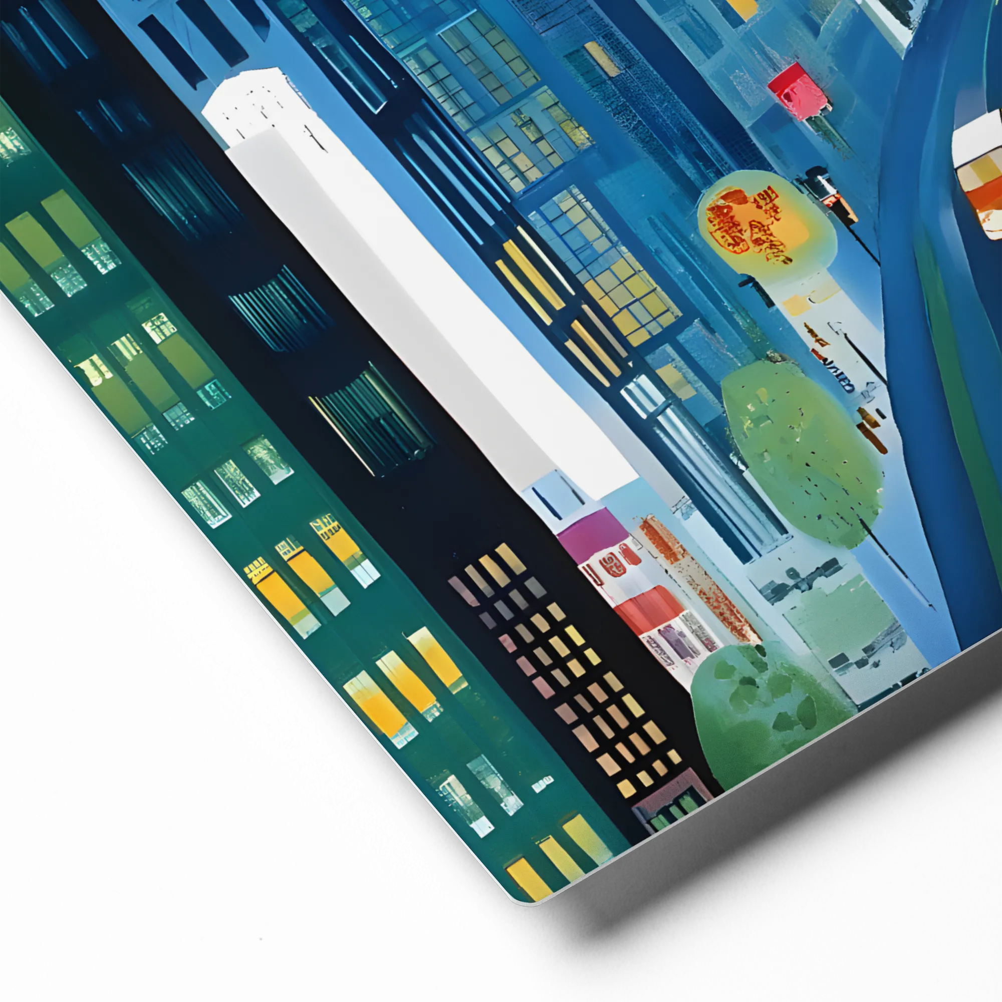 Urban Flow 
 Metal Print | 12″x 12″