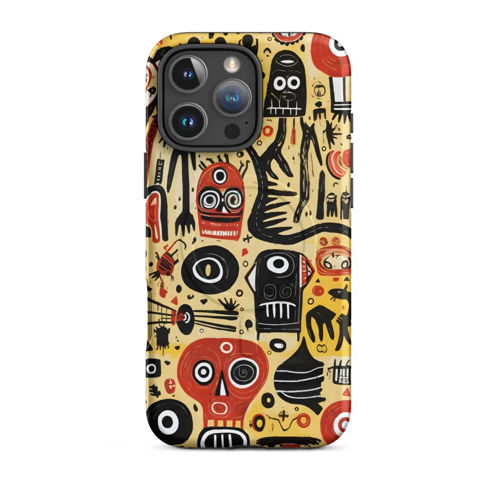 Abstract Encounters: A Dance of Faces and Symbols