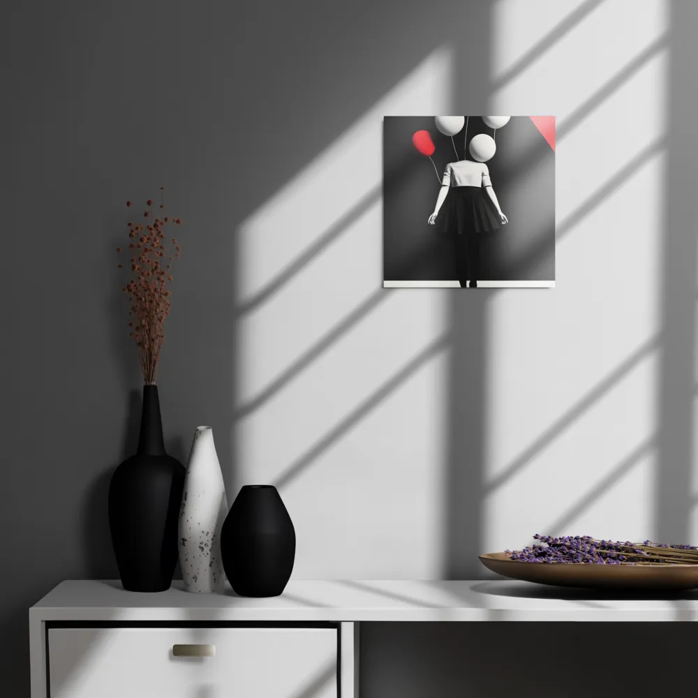 Suspended in Mystery | Metal Print | 12″×12″