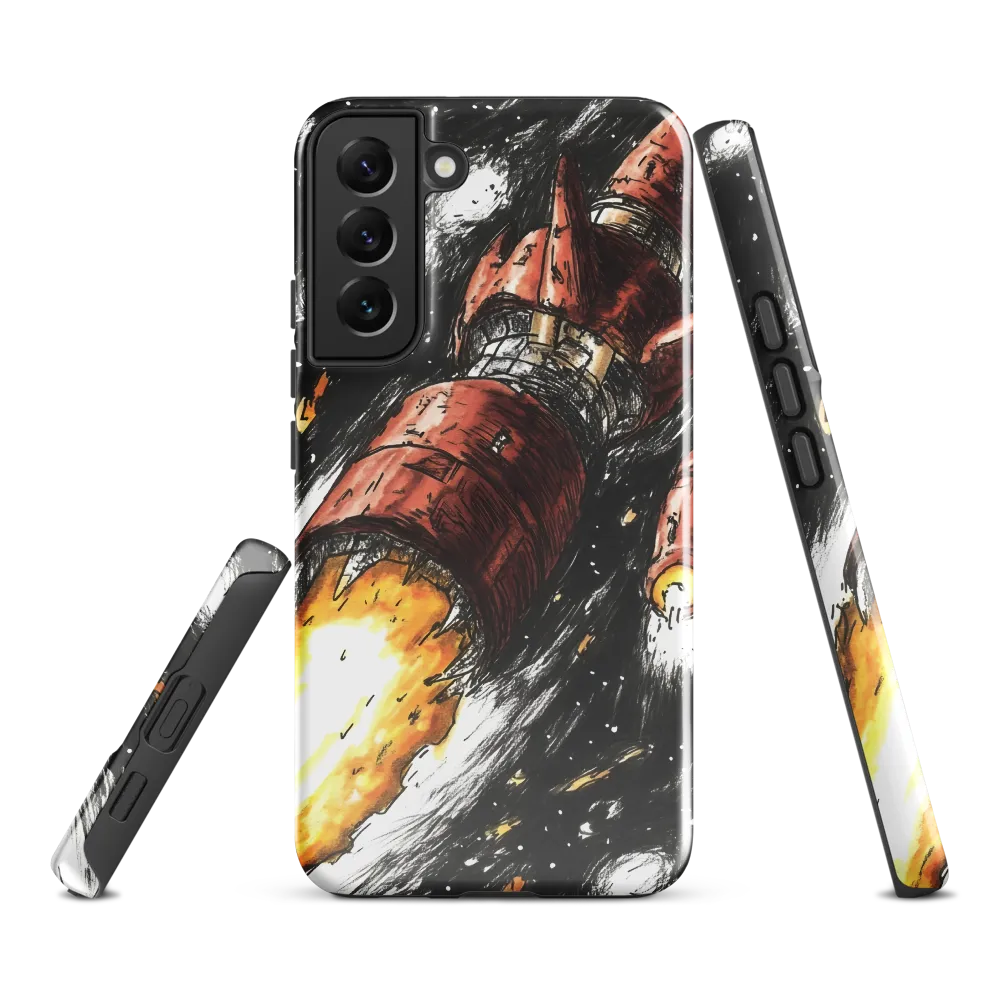 Ignition in the Abyss | Phone Case |  S22 Plus | Tough Case | Glossy