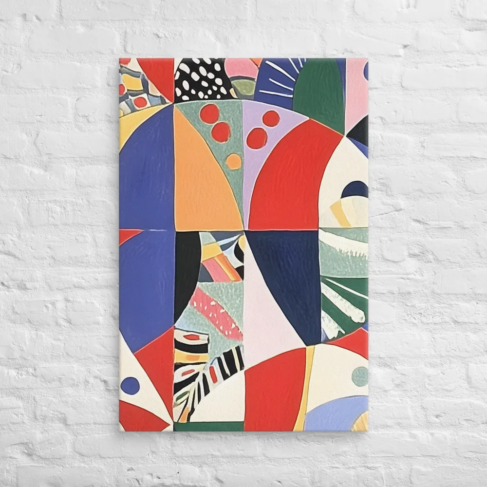 Dynamic Mosaic Symmetry | Canvas | 24″×36″