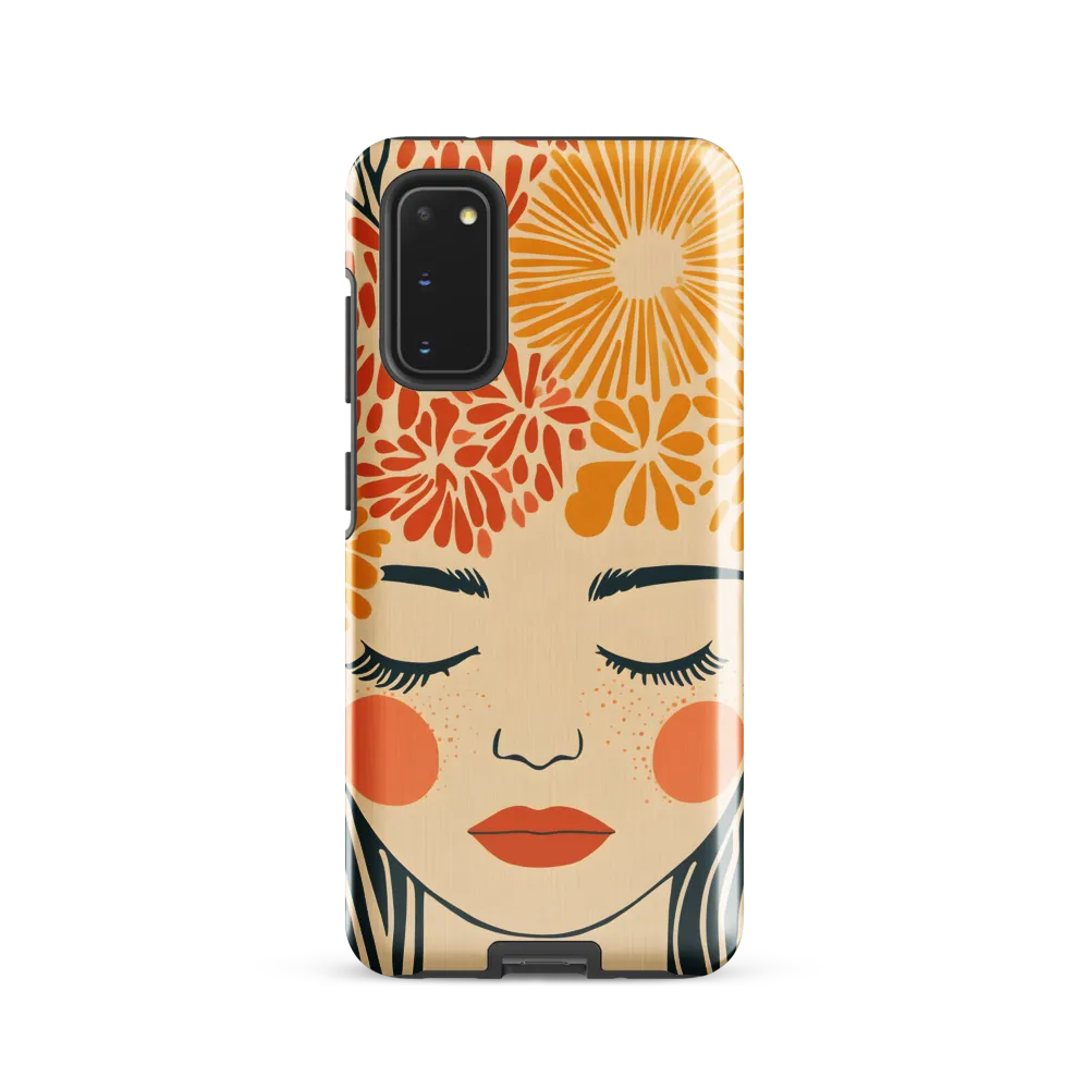 Serenity in Bloom | Phone Case |  S20 | Tough Case | Glossy