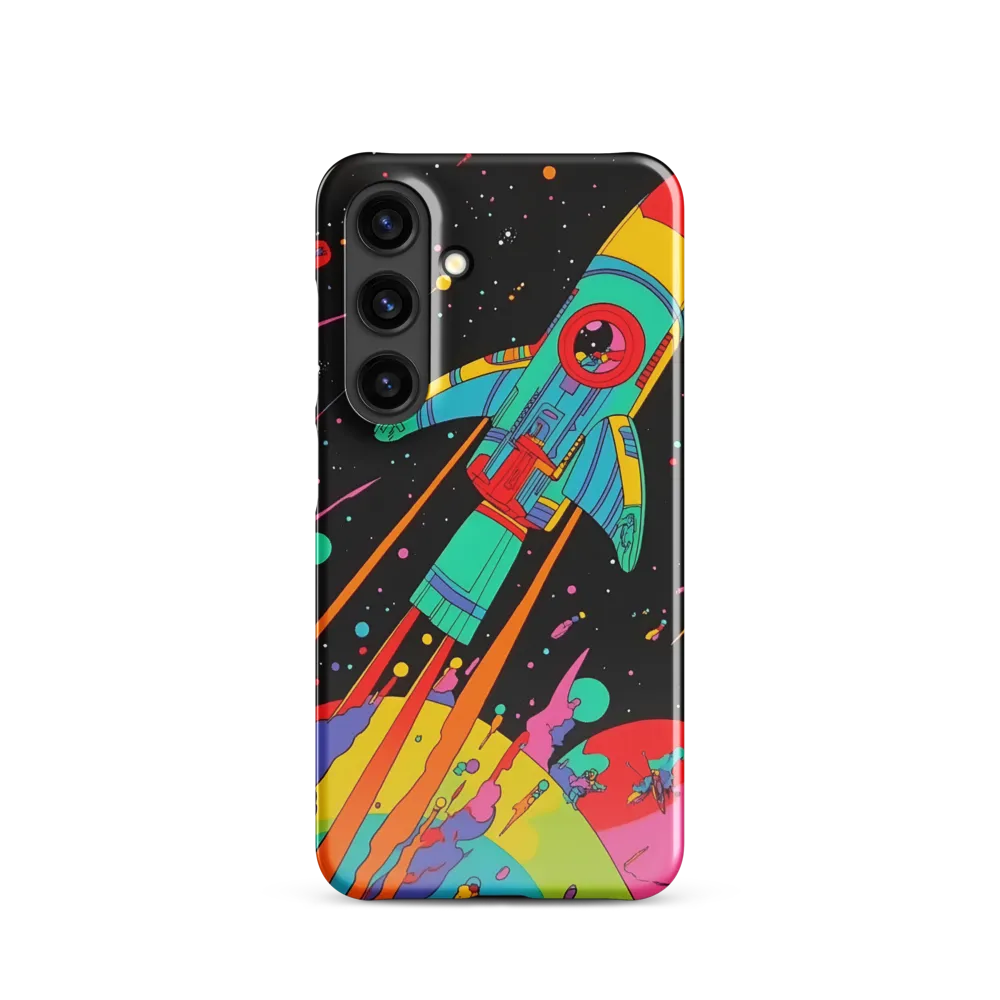 Cosmic Voyage: The Neon Lift-Off