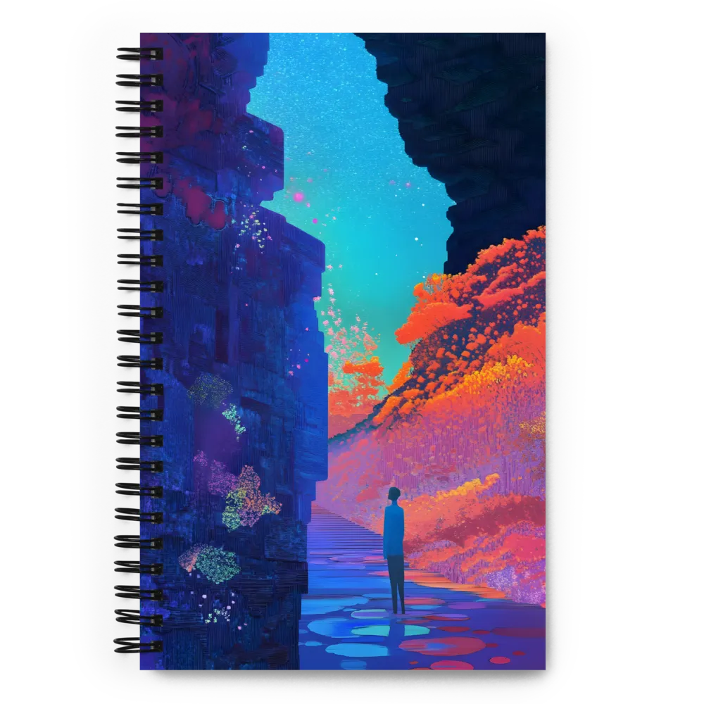 Whispers of a Cosmic Journey | Spiral Notebook