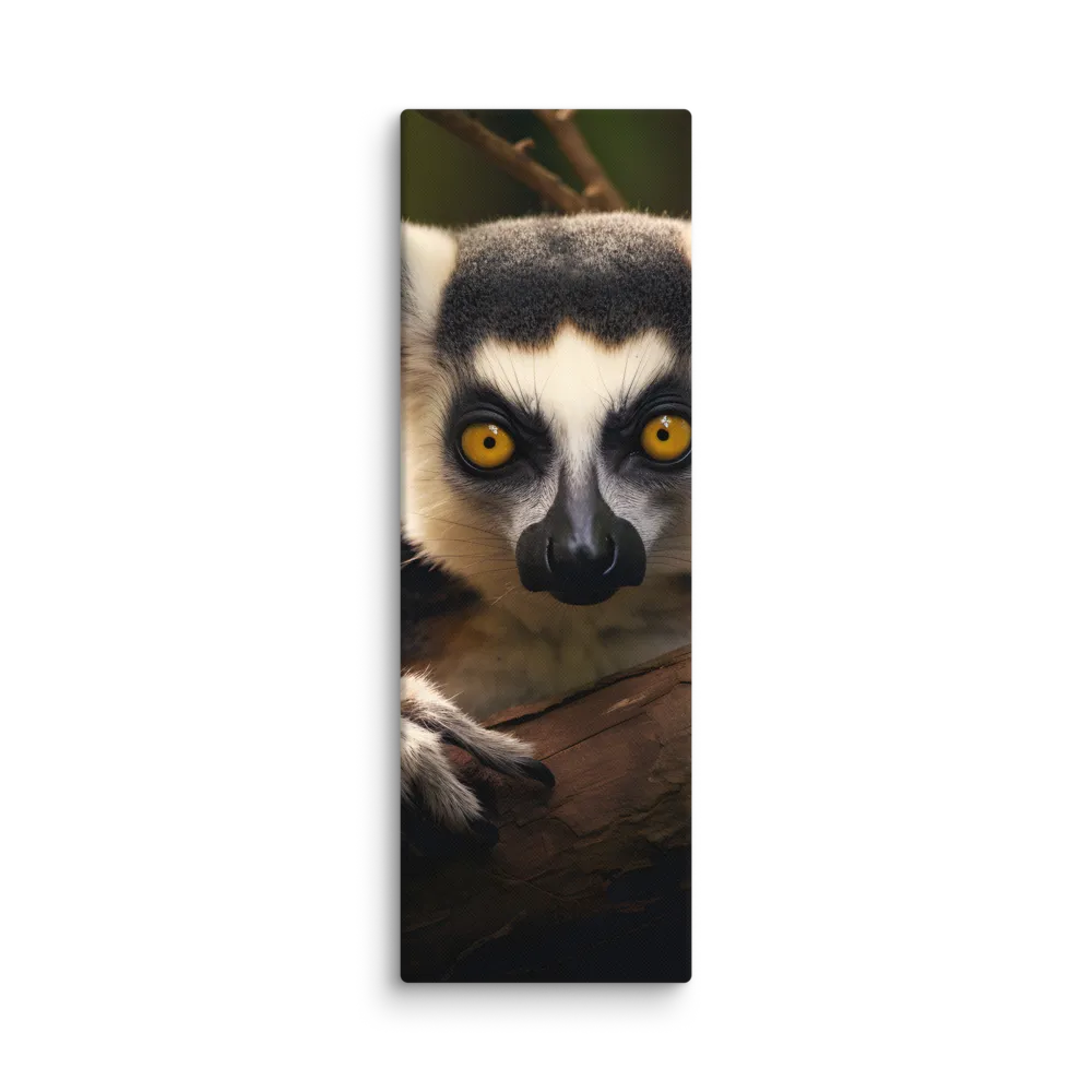 The Watchful Lemur | Canvas | 20″×60″