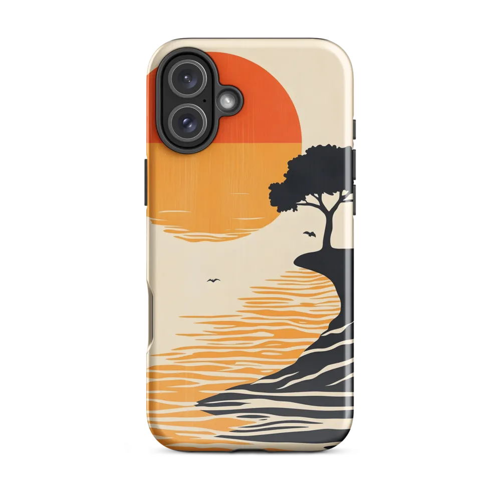 Serene Sunset | Phone Case |  16 Plus | Tough Case | Glossy