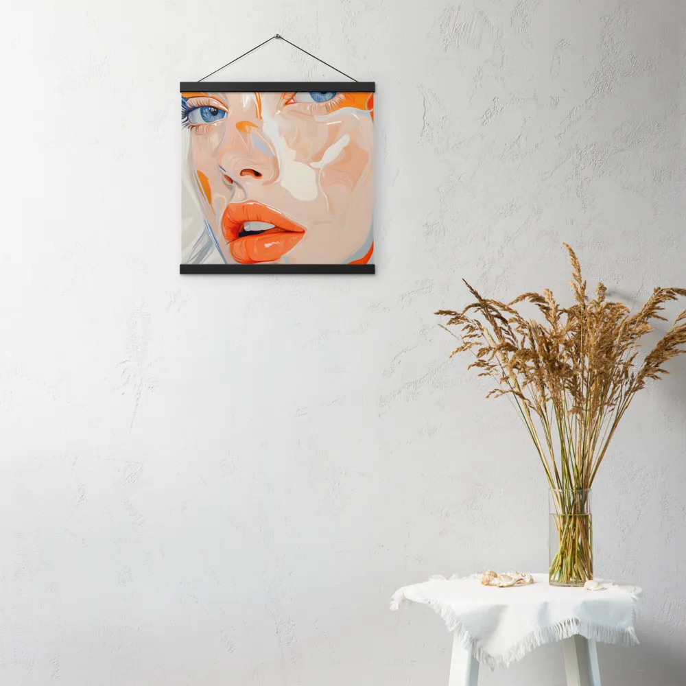 Ethereal Expressions | Poster With Black Wood Hanger | 16″×16″