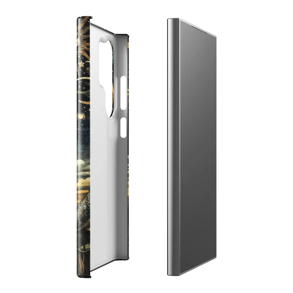 Cosmic Curiosity: A Journey Beyond Earth | Phone Case |  S24 Ultra | Snap Case | Glossy