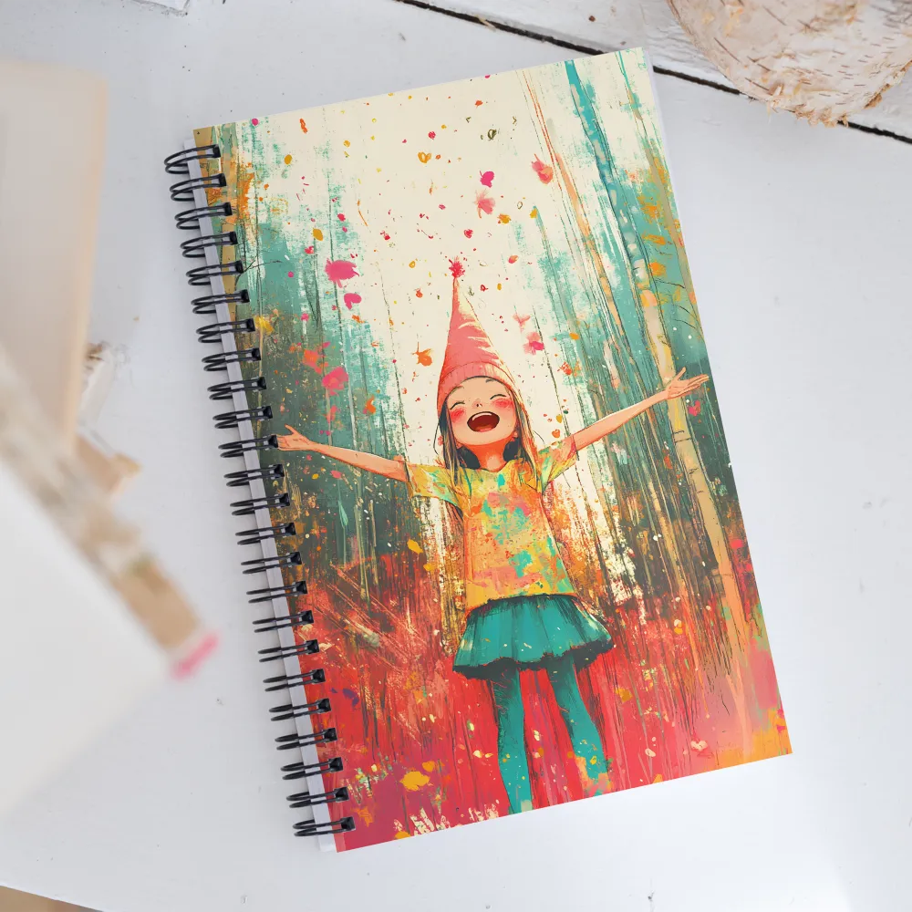 Joyful Celebration in Nature | Spiral Notebook