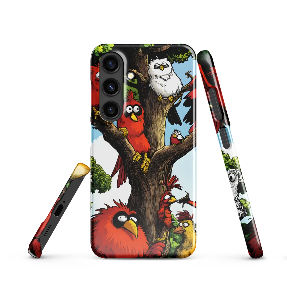Whimsical Avian Gathering
