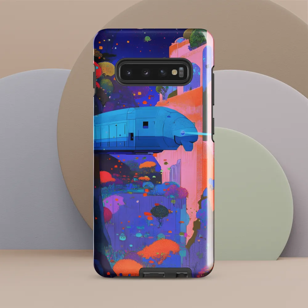 Journey Through a Technicolor Dreamscape | Phone Case |  S10 Plus | Tough Case | Glossy