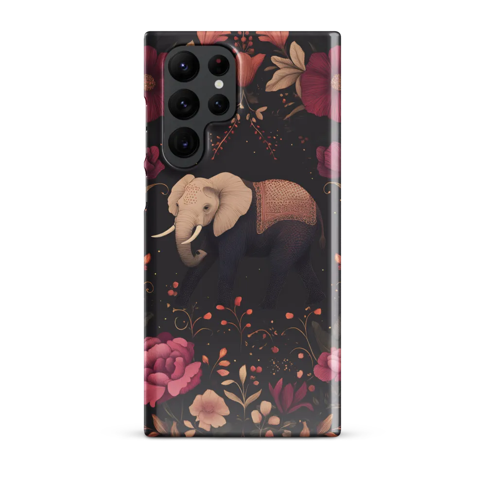 Whispers of the Wild: Elephants and Blooms