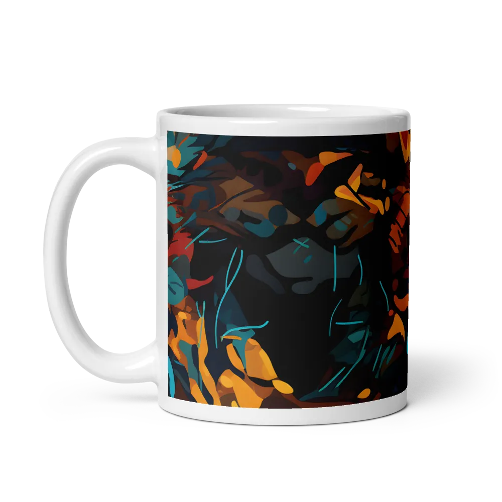 Tropical Enigma: A Wildlife Quartet | Mug with White inside | 11 oz