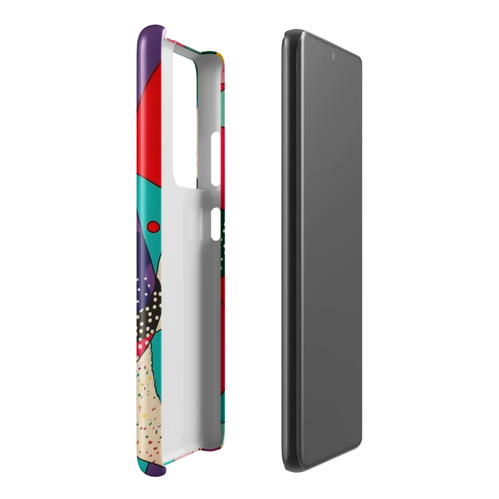 Playful Geometry in Color | Phone Case |  S21 Ultra | Snap Case | Glossy