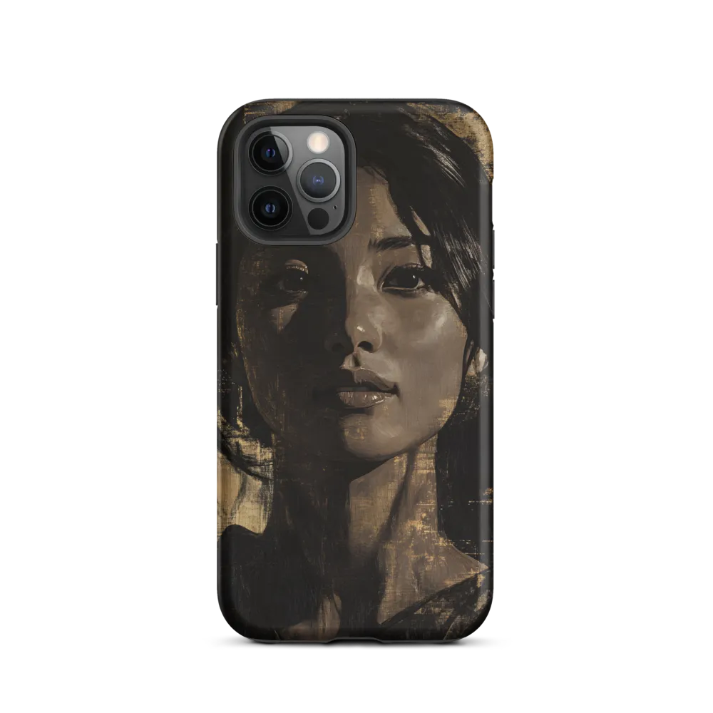 Golden Gaze: A Contemporary Portrait