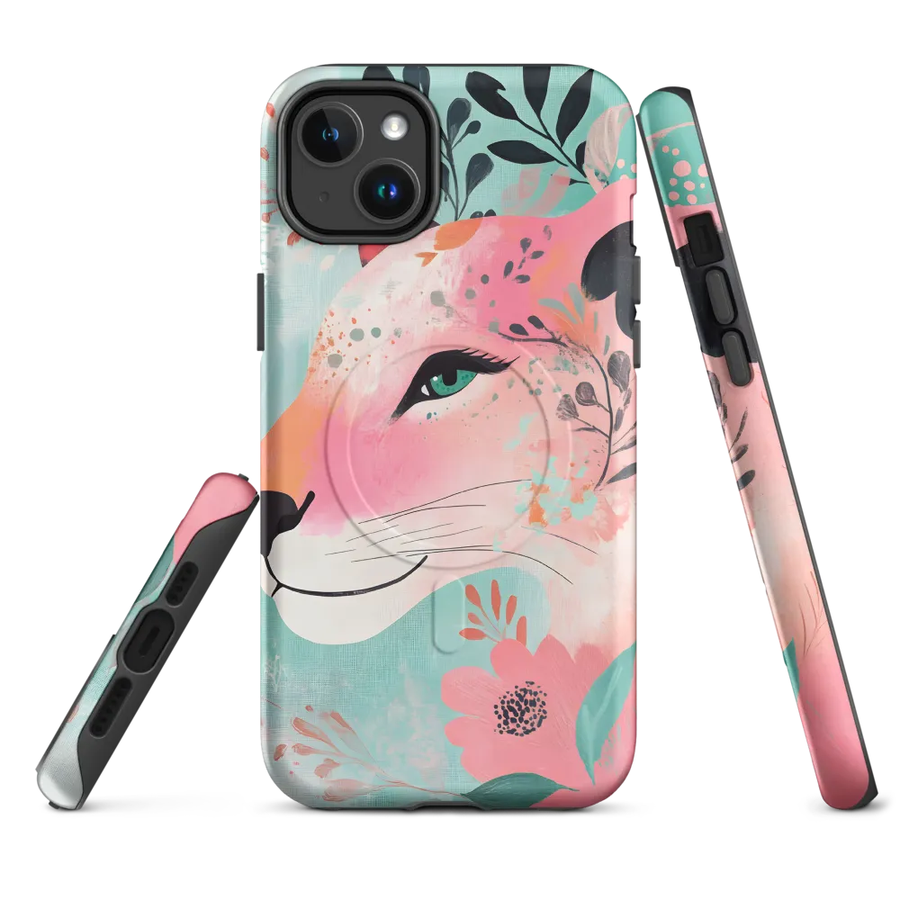 Whimsical Majesty: A Floral Lion