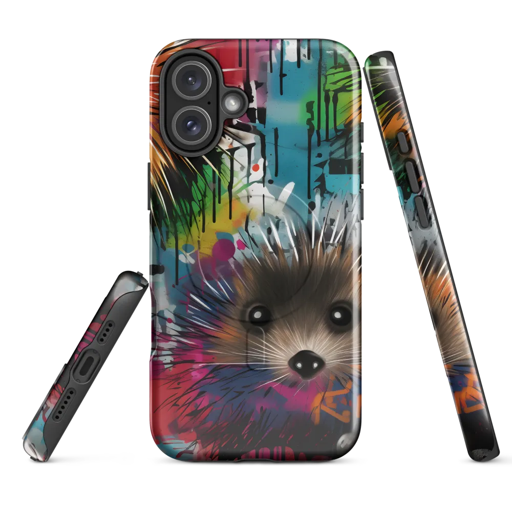 Whimsical Hedgehogs in a Kaleidoscopic Wonderland