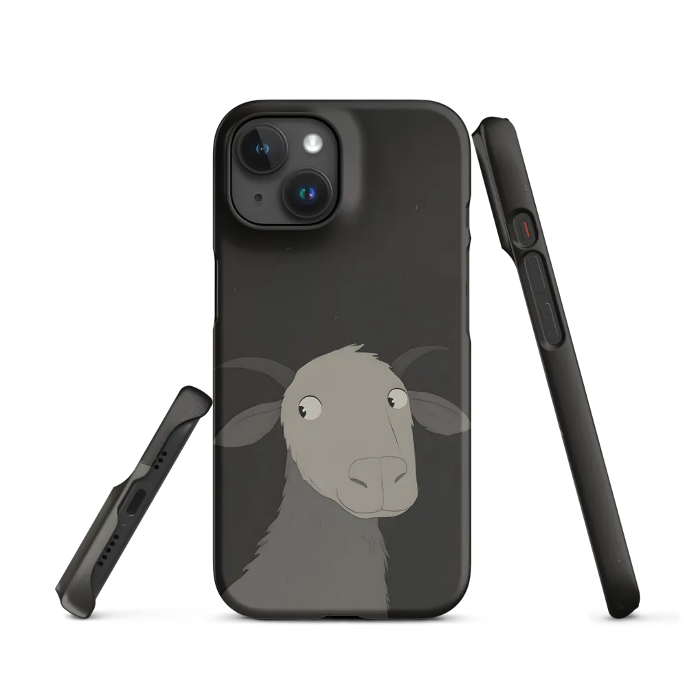 Whimsical Goat in Darkness