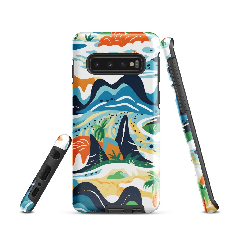 Abstract Tropical Landscape
