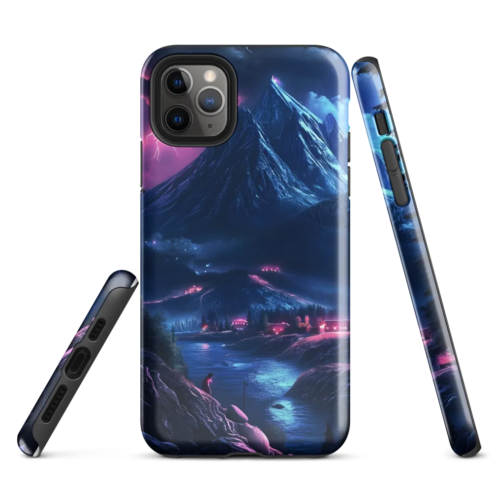 Mystical Storm Beneath the Peak | Phone Case |  11 Pro Max | Tough Case | Glossy