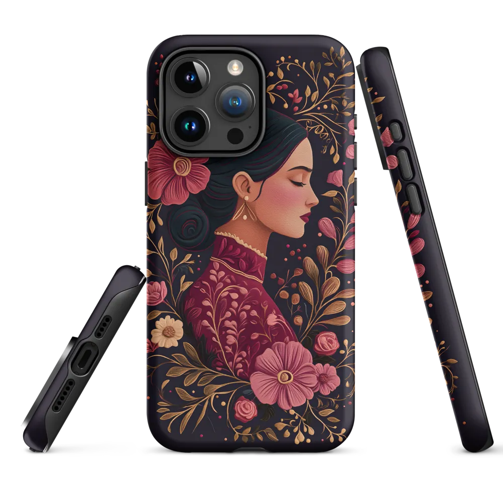 Portrait of Serenity | Phone Case |  15 Pro Max | Tough Case | Matte