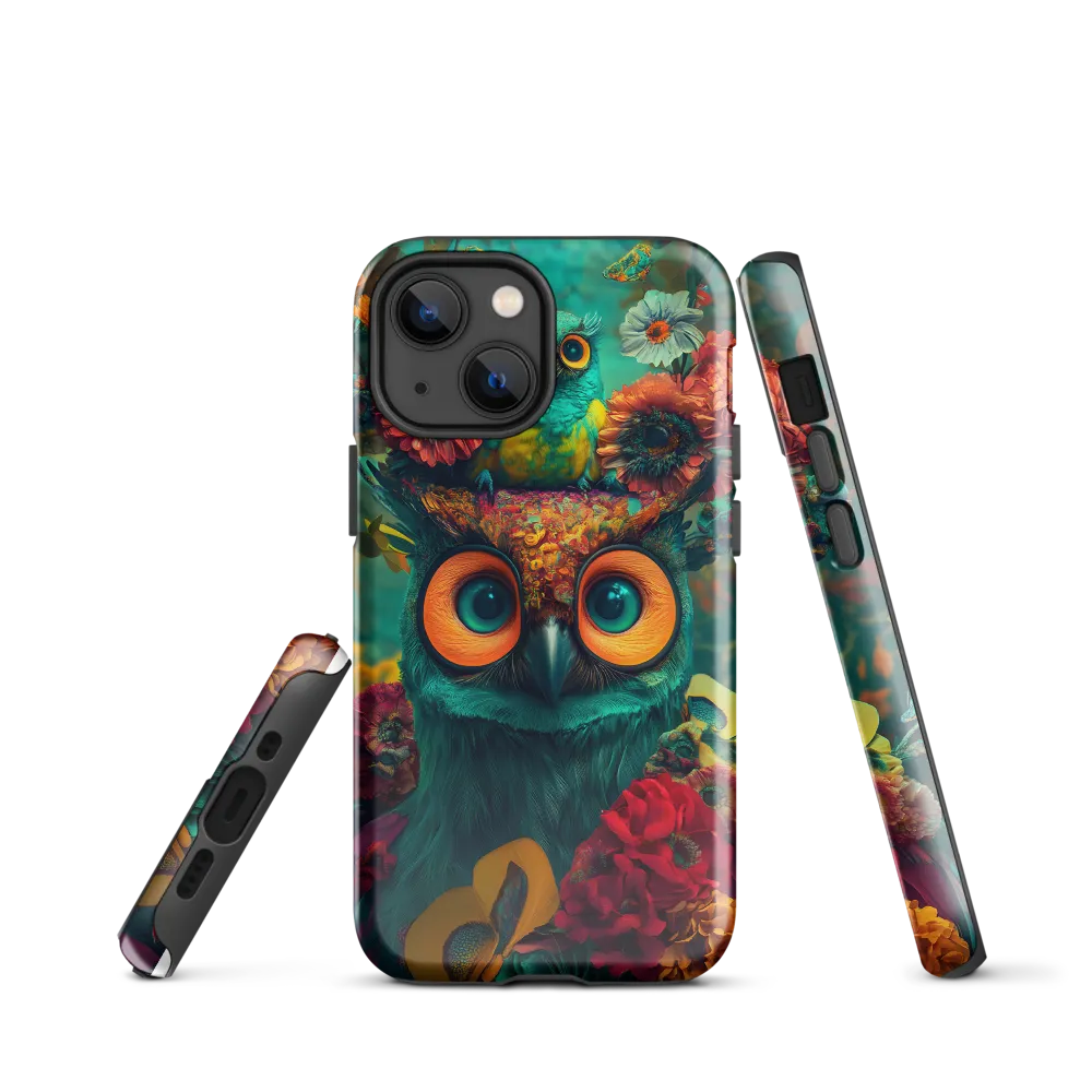 Majestic Harmony: The Floral Owl
