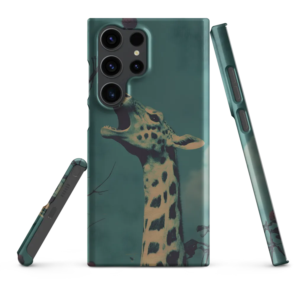 Whispers of the Tall: A Surreal Giraffe Encounter