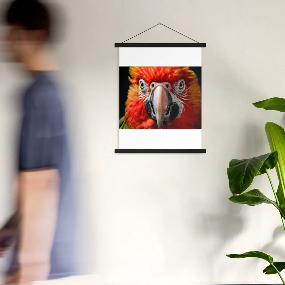 The Fiery Gaze of the Parrot