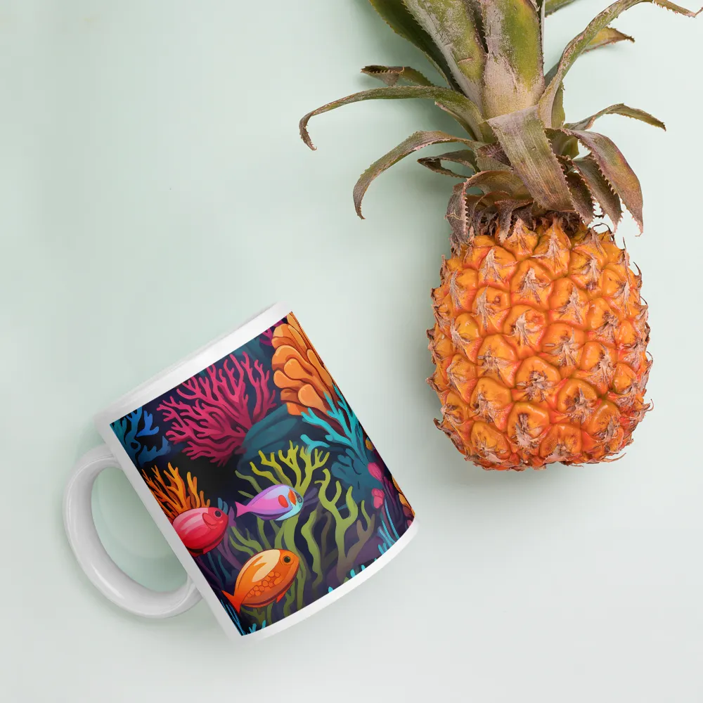 Underwater Harmony: A Coral Reef Wonderland | Mugs | Multiple Sizes & Colors