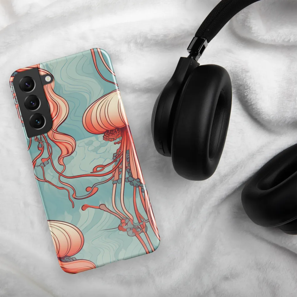 Ethereal Dance of Jellyfish | Phone Case |  S22 Plus | Snap Case | Glossy