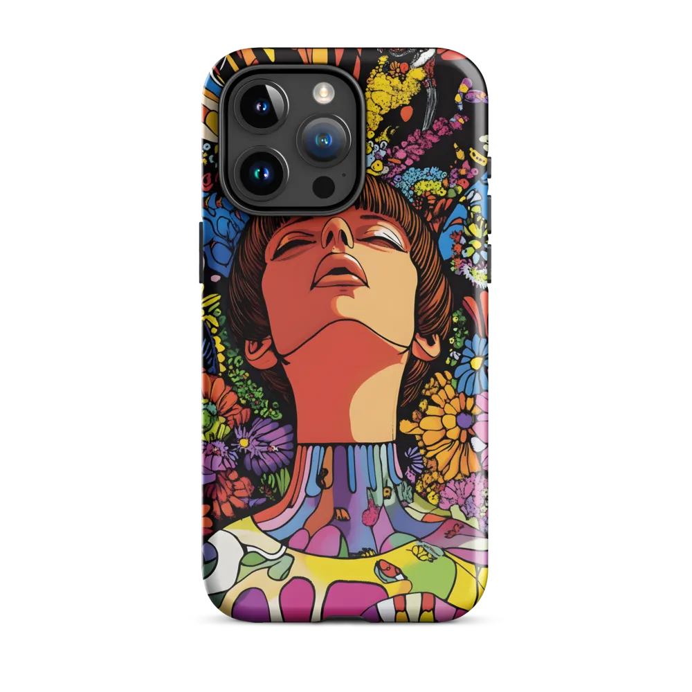 Vibrant Ecstasy: A Psychedelic Portrait