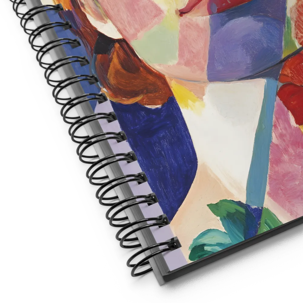 Portrait of Fragmented Beauty | Spiral Notebook