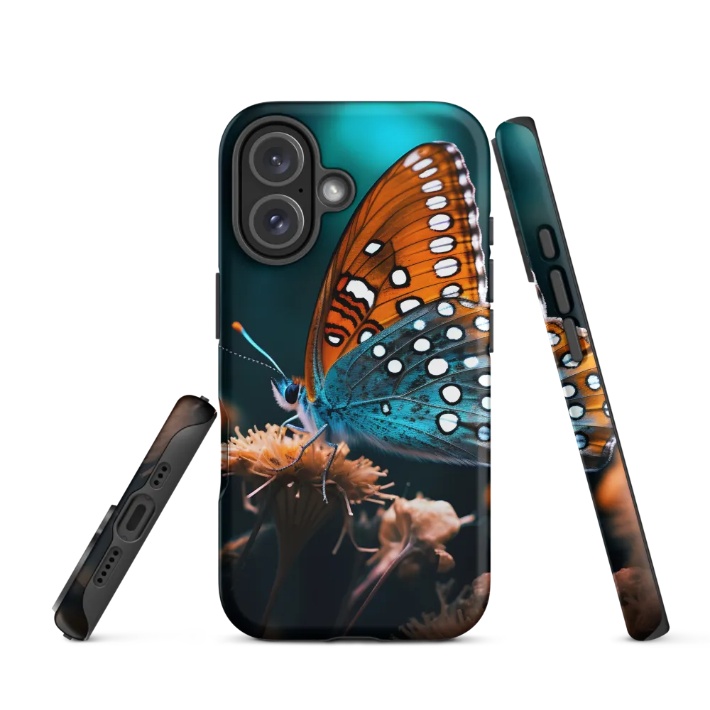 Whispers of Color: The Butterfly's Embrace | Phone Case