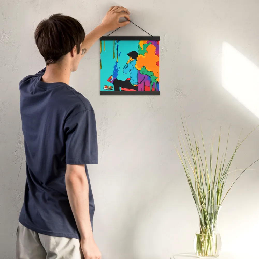 The Artist Within | Poster With Black Wood Hanger | 12″×12″