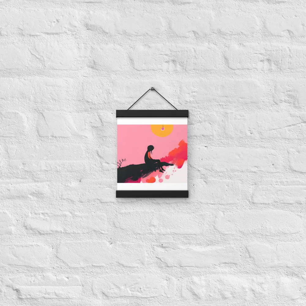 Whispers of the Sun | Poster With Black Wood Hanger | 8″×10″