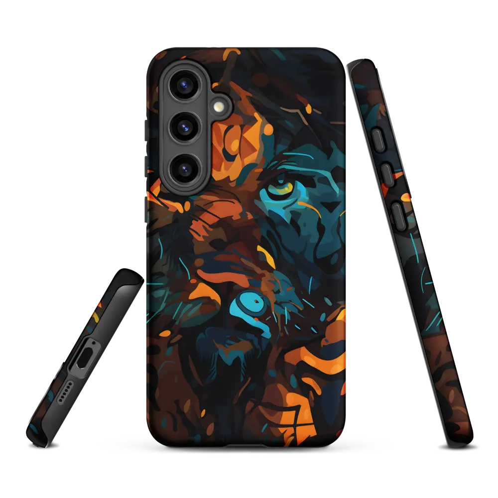 Tropical Enigma: A Wildlife Quartet | Phone Case |  S24 Plus | Tough Case | Matte