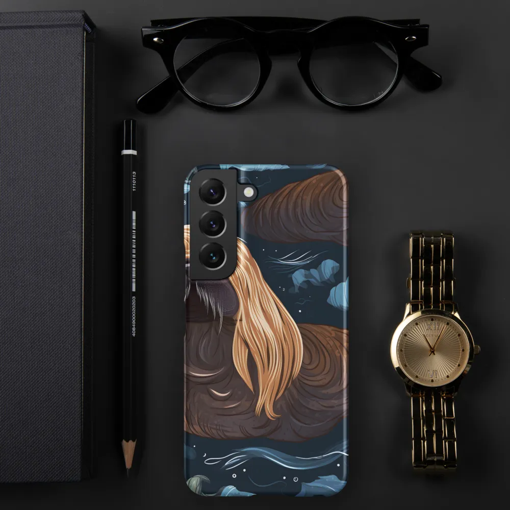 Whimsical Walruses in Deep Blue