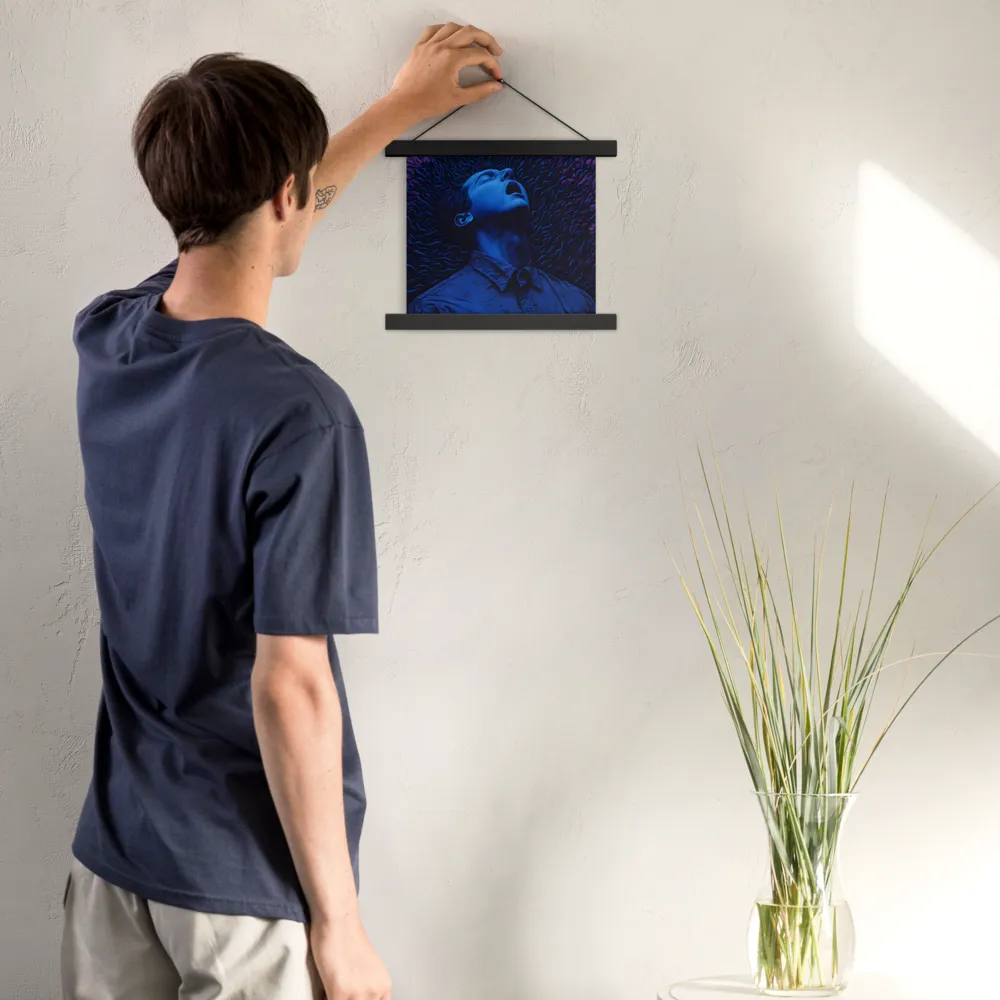 Dreams Unbound | Poster With Black Wood Hanger | 10″×10″