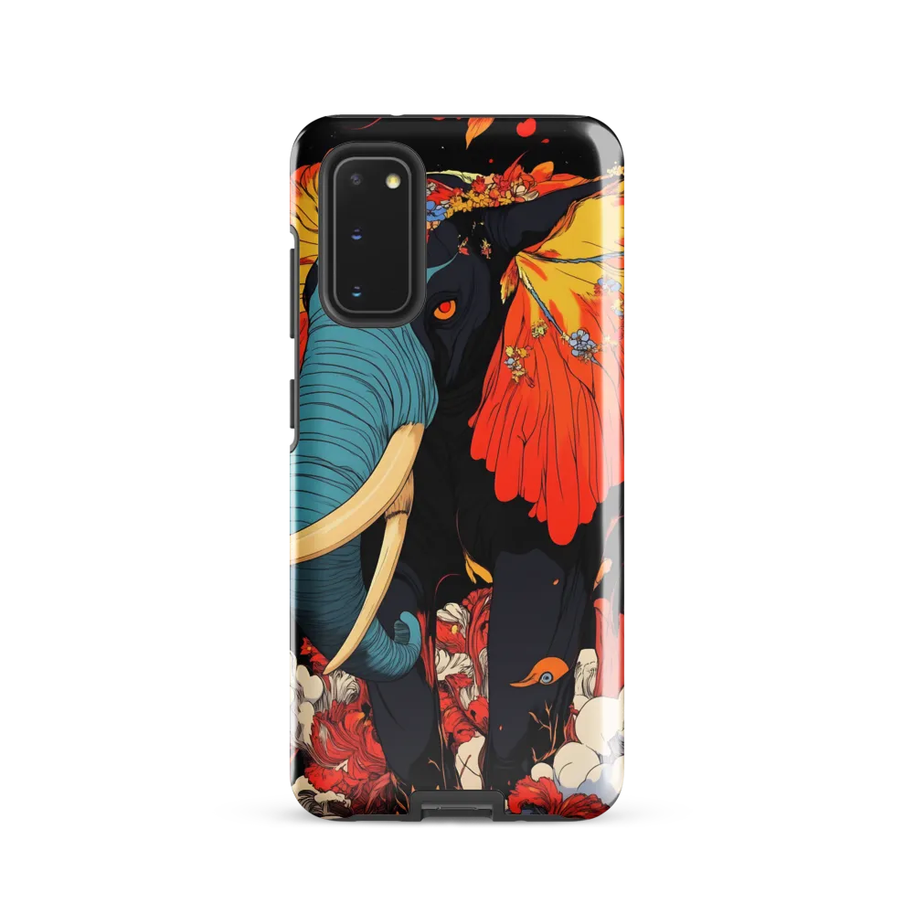 Majesty of the Floral Elephant | Phone Case |  S20 | Tough Case | Glossy