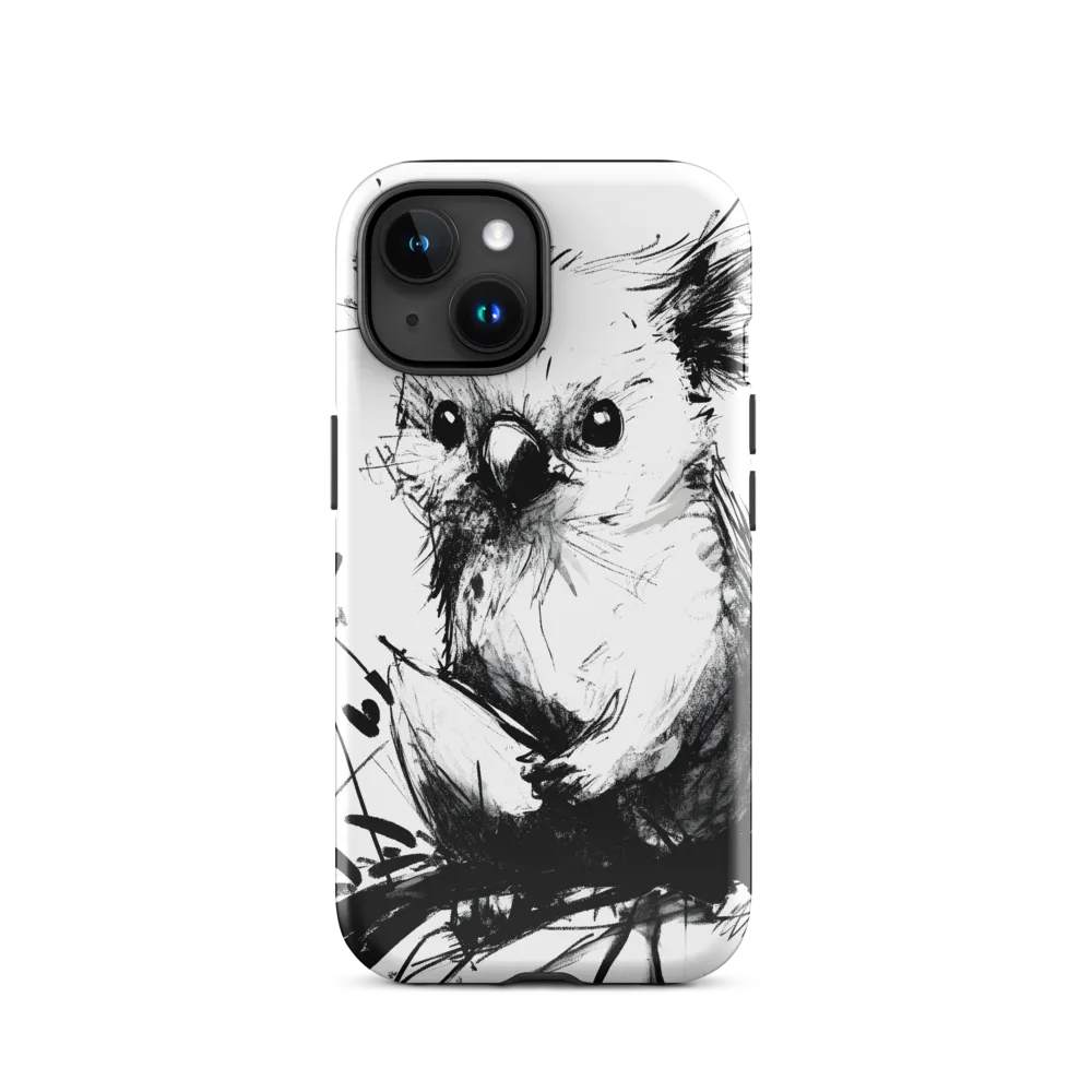 Whimsical Koala in Ink
