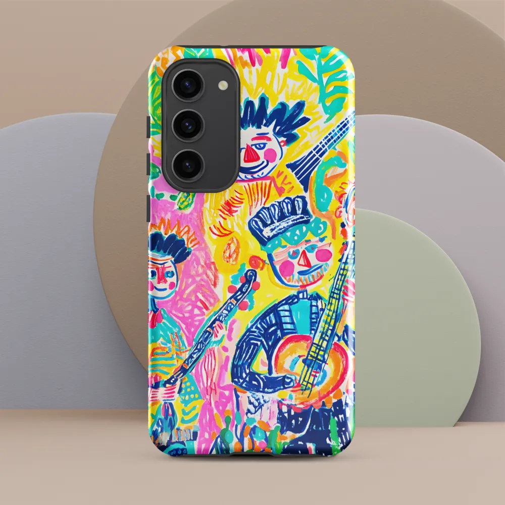 Joyful Duet: A Celebration of Music | Phone Case |  S23 Plus | Tough Case | Glossy