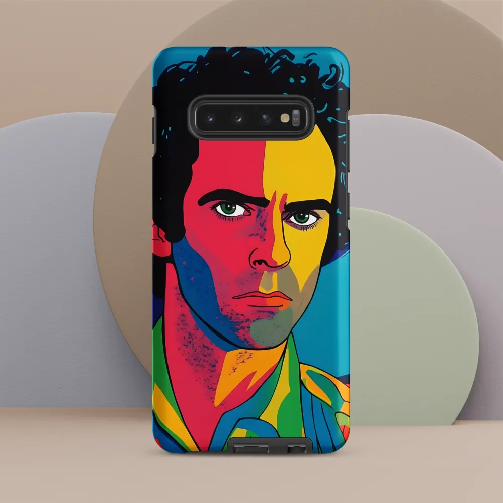 Electric Visage: A Portrait of Vibrance